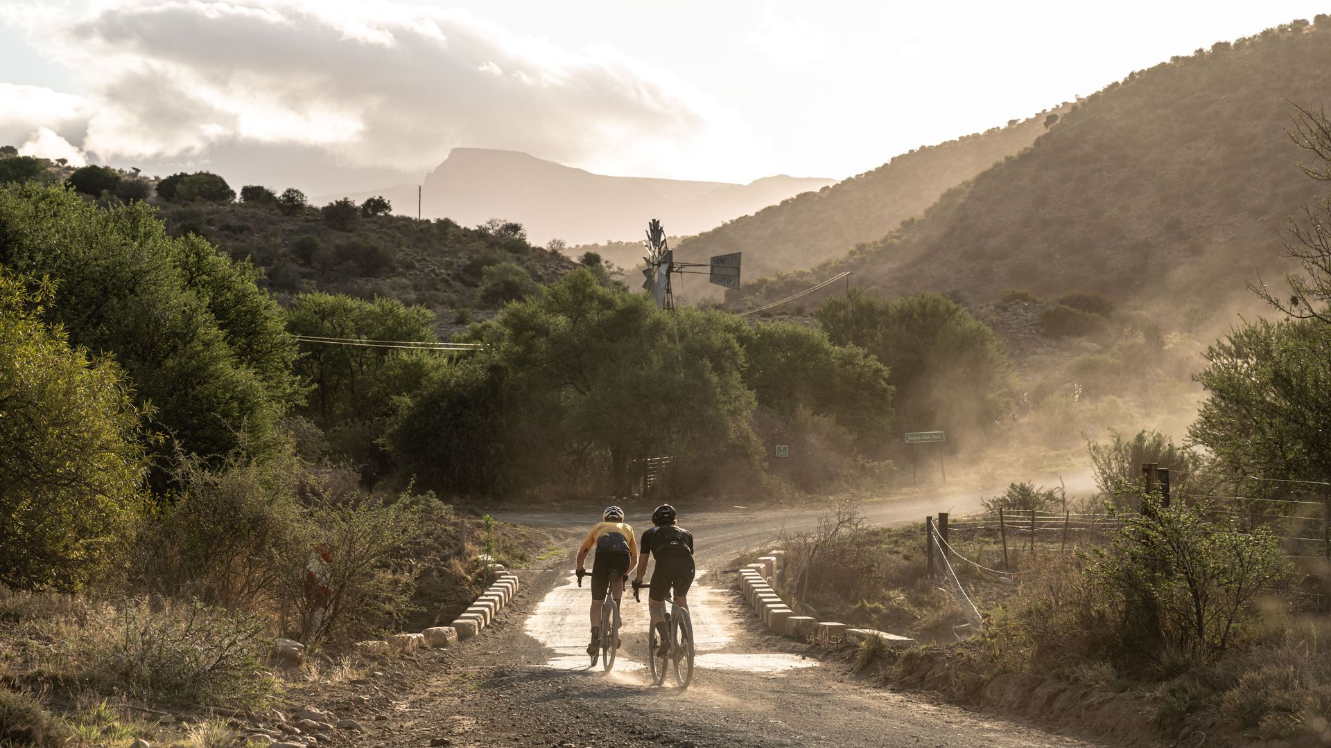 Nedbank Gravel Burn climb stage 5 Swaershoek Pass