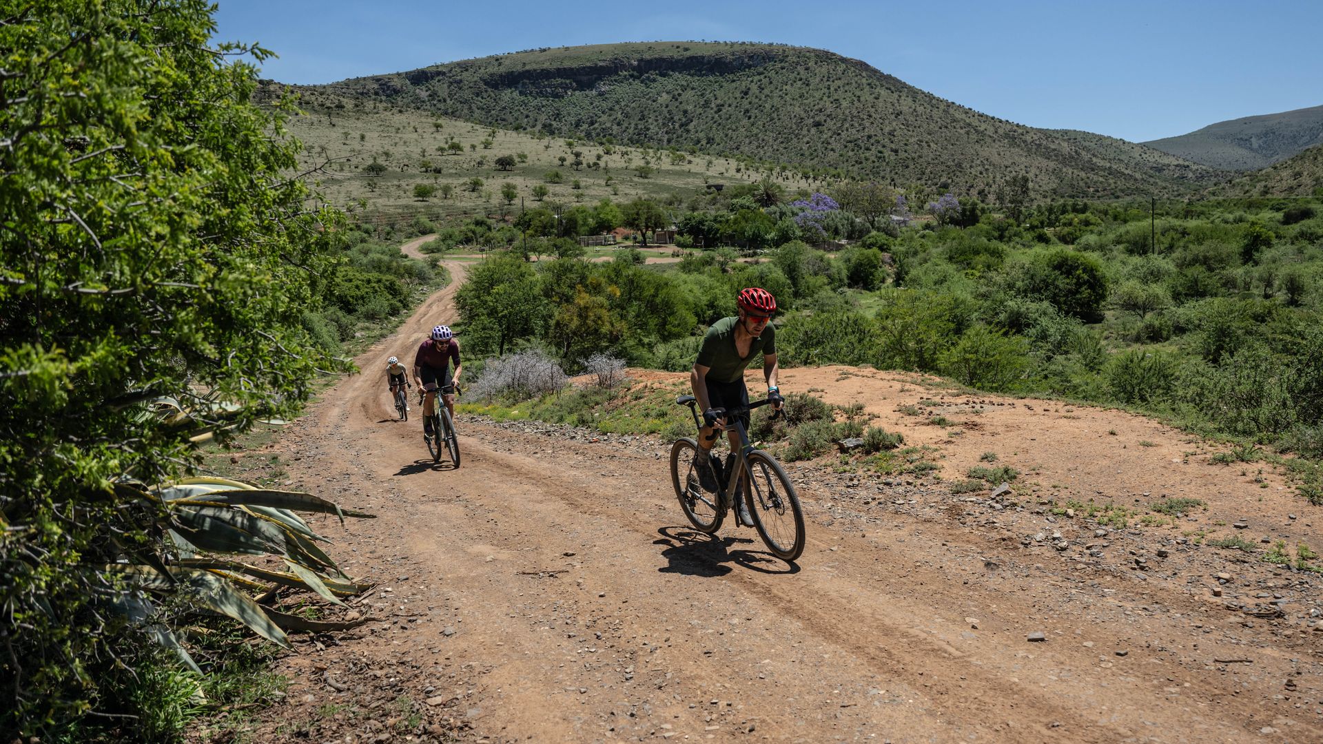 Nedbank Gravel Burn climb stage 6 Waainek