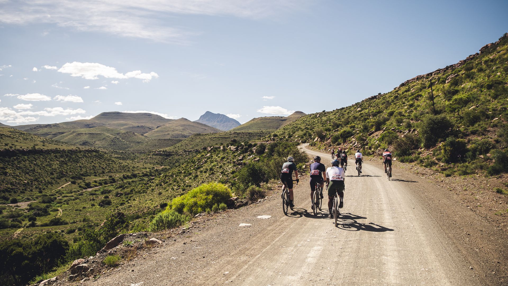 Nedbank Gravel Burn climb stage 4 Owl Hill